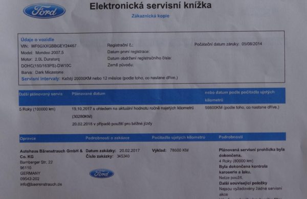 Ford Mondeo 2.0 TDCi 120kW Titanium NAVI,XENONY, nabídka A59/18