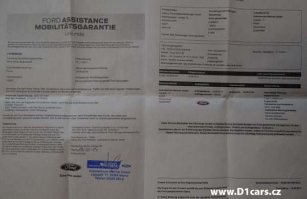 Ford Focus 1.6 TDCi 85kW NAVIGACE, DIGI KLIMA, nabídka A63/15