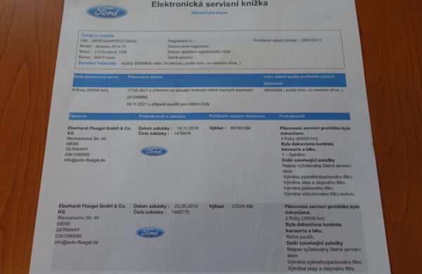 Ford Mondeo 2.0 TDCi Business, ZIMNÍ PAKET, SYN, nabídka A63/21