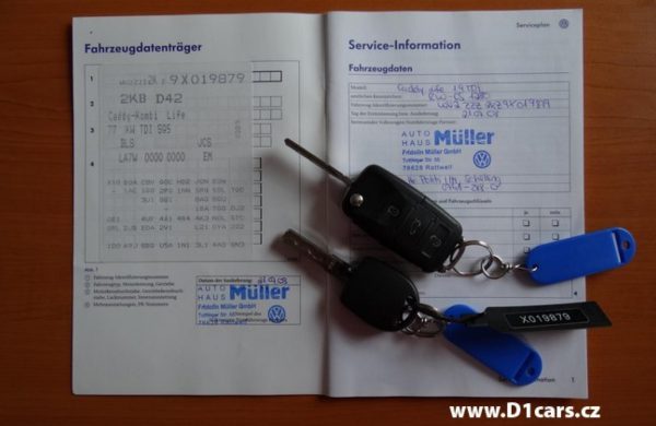 Volkswagen Caddy 1.9 TDi Life REZERVOVÁNO!, nabídka A82/17