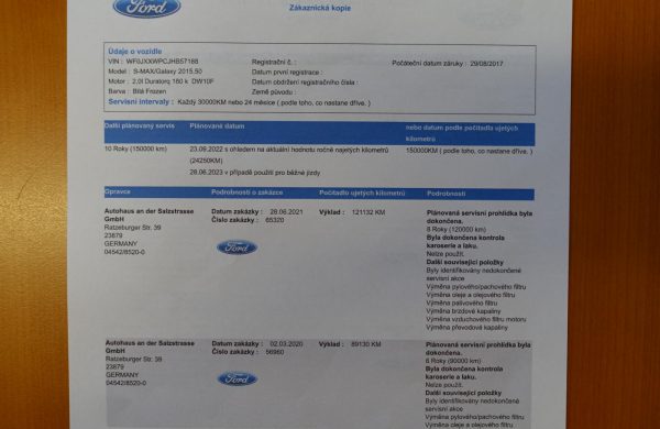 Ford S-MAX 2.0 TDCi 132kW Titanium NEZ.TOPENÍ, nabídka A8/22
