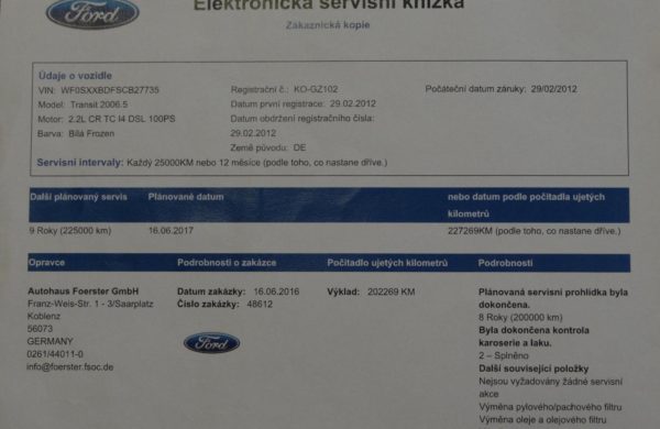 Ford Transit 2.2TDCi 9 MÍST KLIMA,VYHŘÍVANÉ SKLO, nabídka A93/18