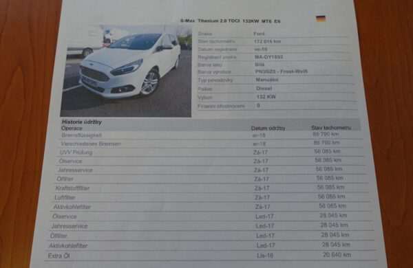 Ford S-MAX 2.0 TDCi 132 kW Titanium LED světla, nabídka A96/21