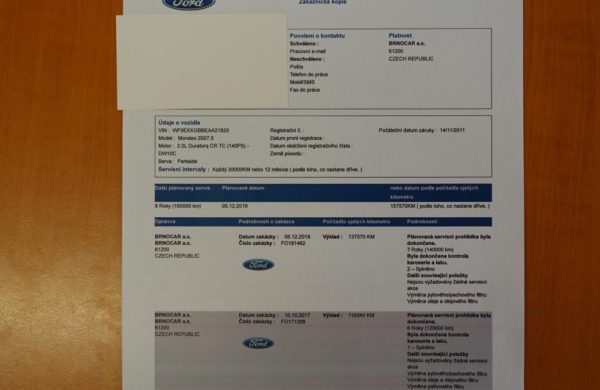 Ford Mondeo 2.0 TDCi Titanium ZIMNÍ PAKET,CEBIA, nabídka AV20/19