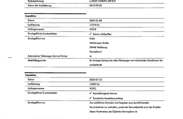 Volkswagen Golf SoH 95,4%, tepelné čerpadlo, nabídka b7028039-4514-4a32-babc-3ccf4e0aebce